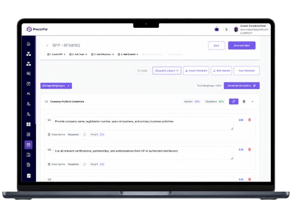 Sourcing & RFx Suite